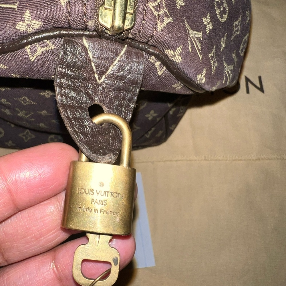 Louis Vuitton Speedy 30 Mini Lin Authentic Preloved - Picture 3 of 14